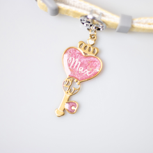 Load image into Gallery viewer, Magical Heart Tag (Shimmer Pink)