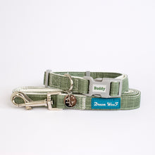 Load image into Gallery viewer, Hemp & Cotton Fabric Matching Set (Forest Green)