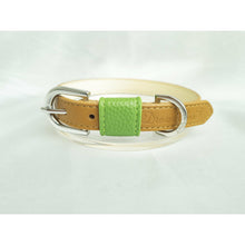 Load image into Gallery viewer, Forest Vegan Leather Collar (Tri-Colour)
