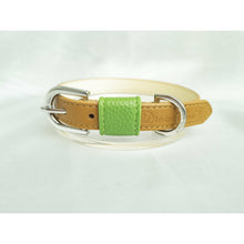 Load image into Gallery viewer, Forest Vegan Leather Collar (Tri-Colour)