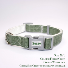 Load image into Gallery viewer, Hemp & Cotton Fabric Matching Set (Forest Green)