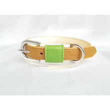 Load image into Gallery viewer, Forest Vegan Leather Collar (Tri-Colour)
