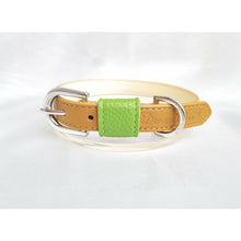 Load image into Gallery viewer, Forest Vegan Leather Collar (Tri-Colour)