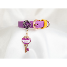 Load image into Gallery viewer, Flower Field Vegan Leather Collar (Tri-Colour)