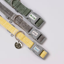 Load image into Gallery viewer, Hemp & Cotton Fabric Collar (Forest Green)
