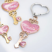 Load image into Gallery viewer, Magical Heart Tag (Shimmer Pink)
