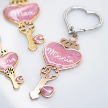 Load image into Gallery viewer, Magical Heart Tag (Shimmer Pink)